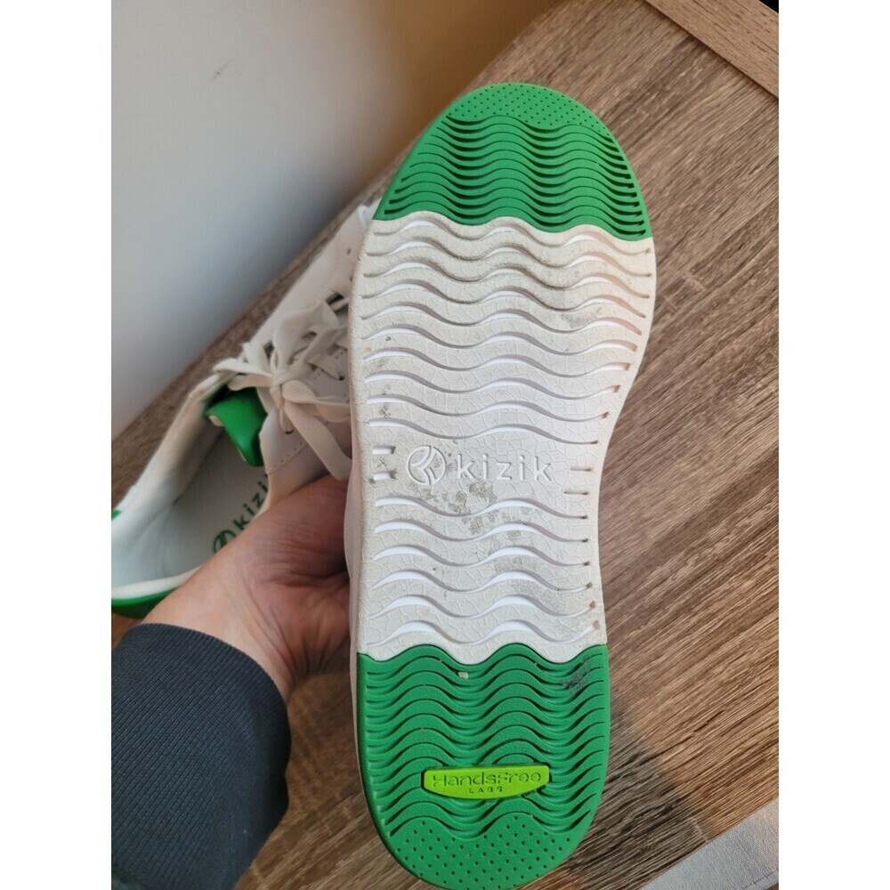 Kizik “Vegas” White Green  Floor Model  K1FC 2E Men Sz 8 Wide Wmns 9.5 Wide MINT - Picture 4 of 7